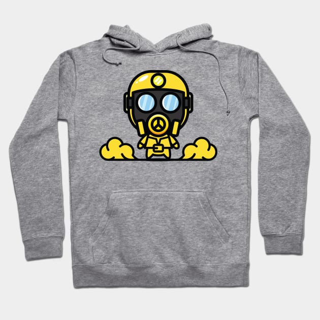 Cute chemistry research cartoon Hoodie by verry studio